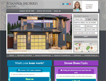 Tablet Screenshot of joannamorris.com